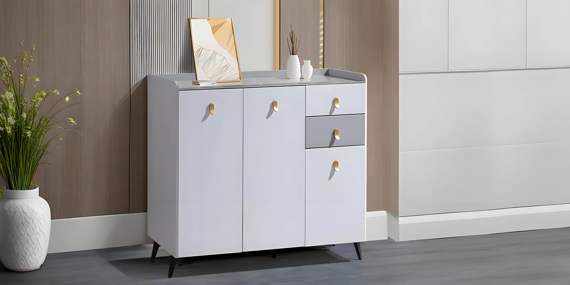 Modern Shoe Storage Cabinet